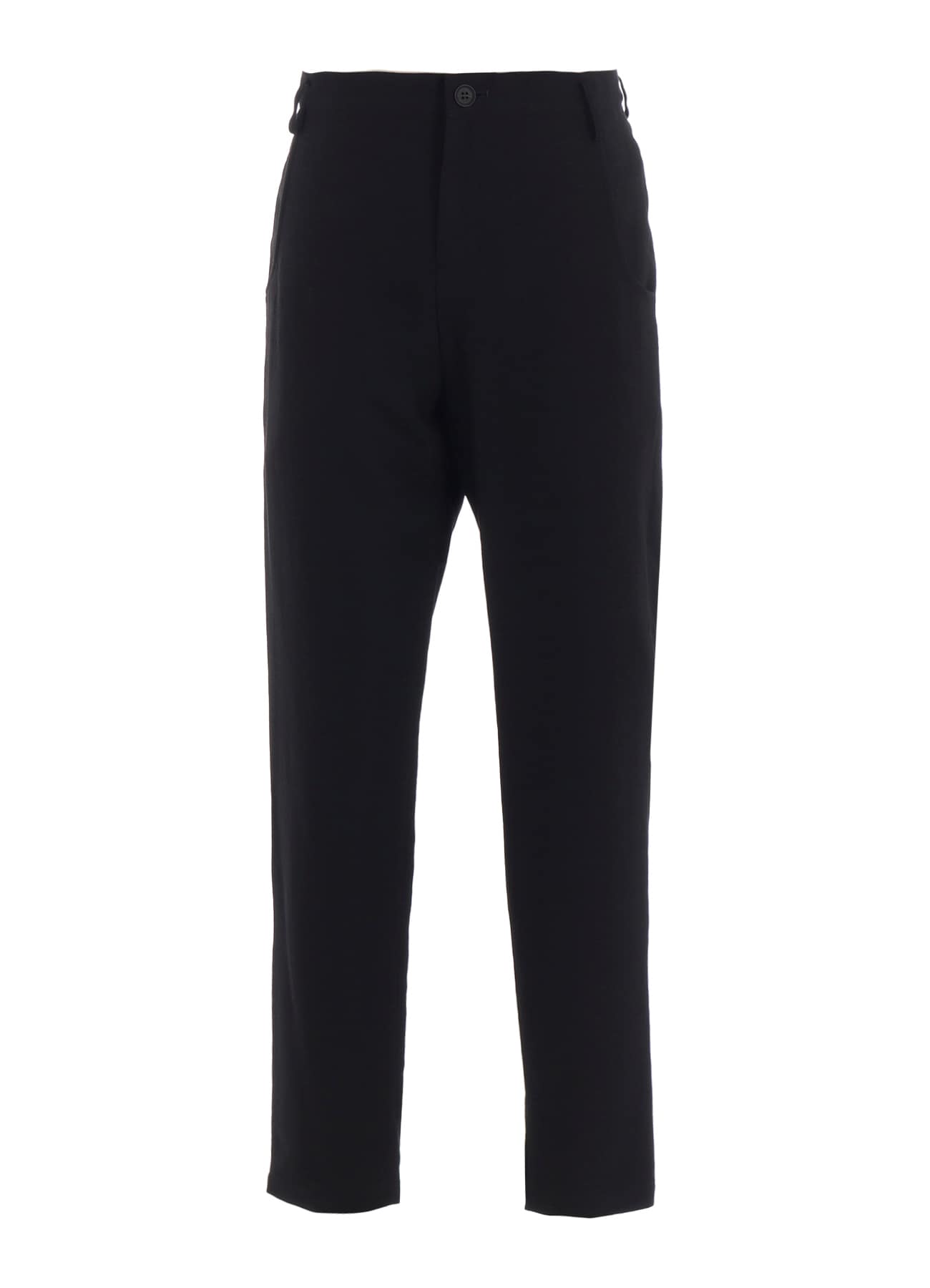 MILLED GABARDINE SLIT SLIM PANTS