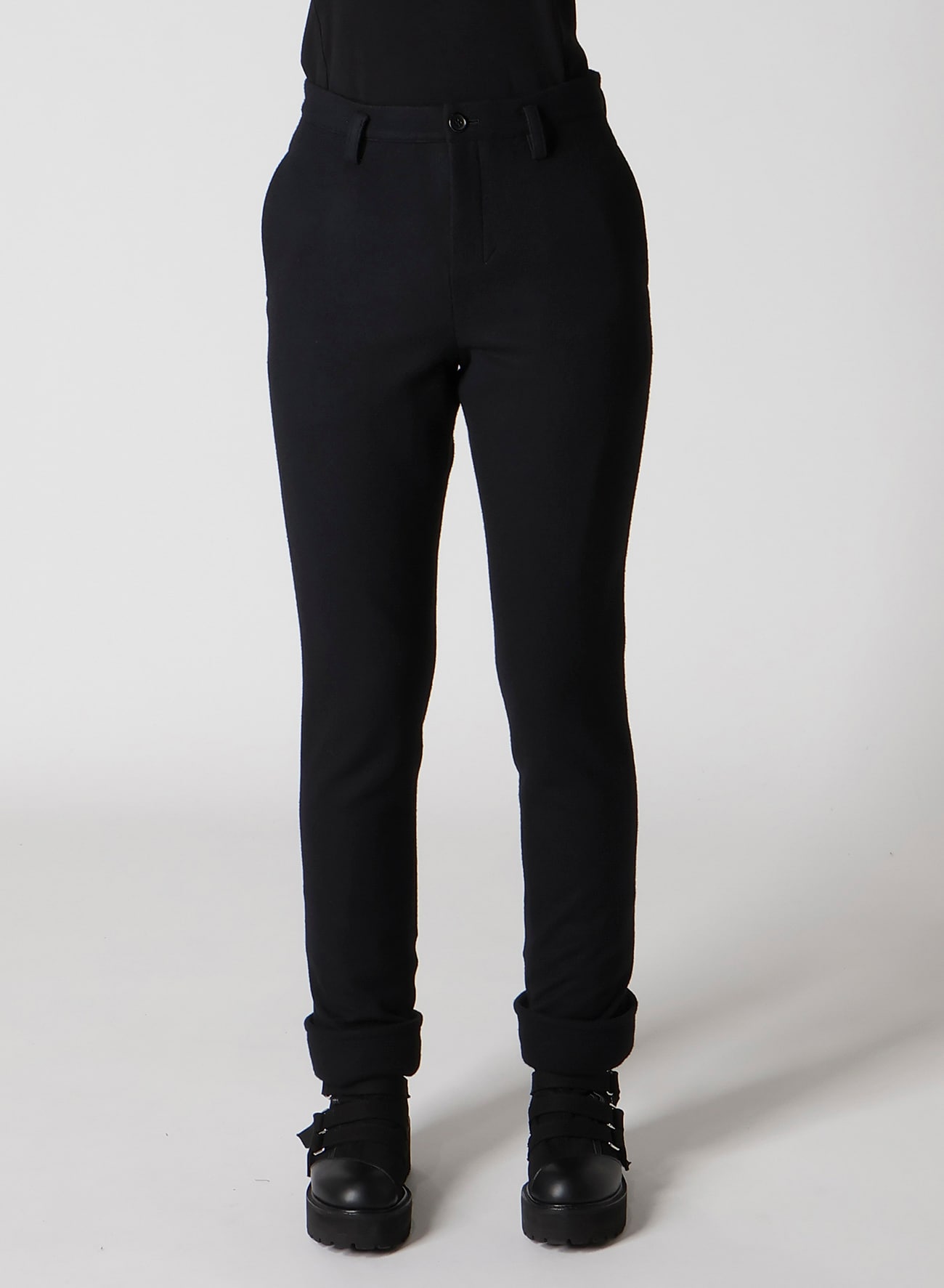 LIGHT MOSSER SLIT SLIM PANTS