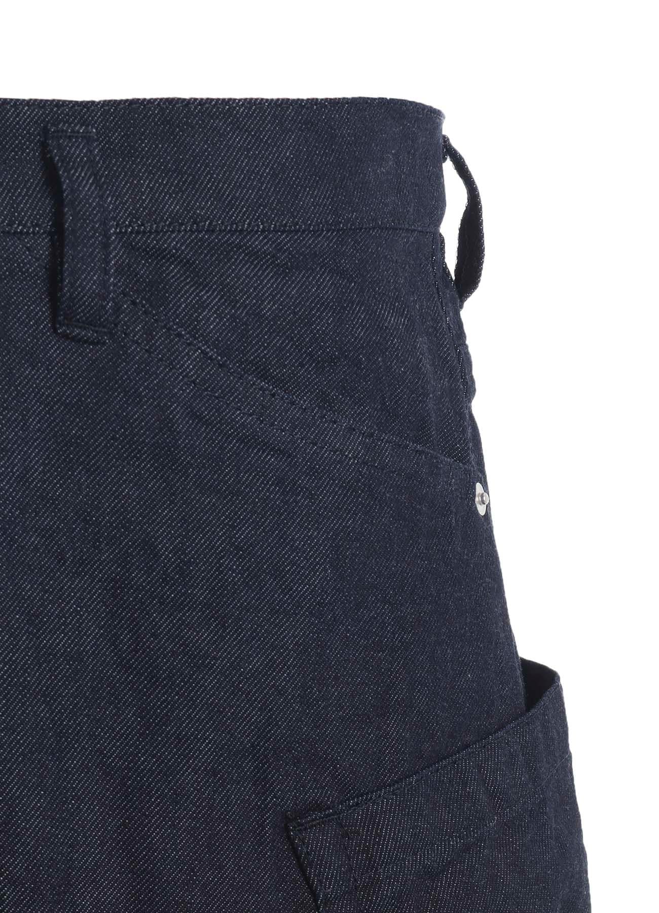8oz DENIM SIDE DARTS PANTS