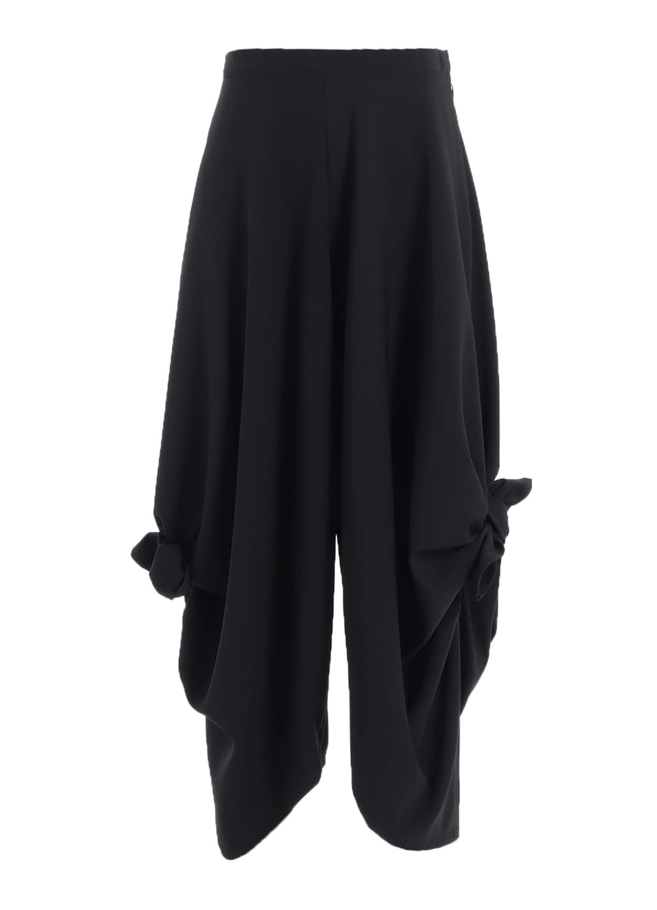 DOUBLE SATIN TIED PANTS A