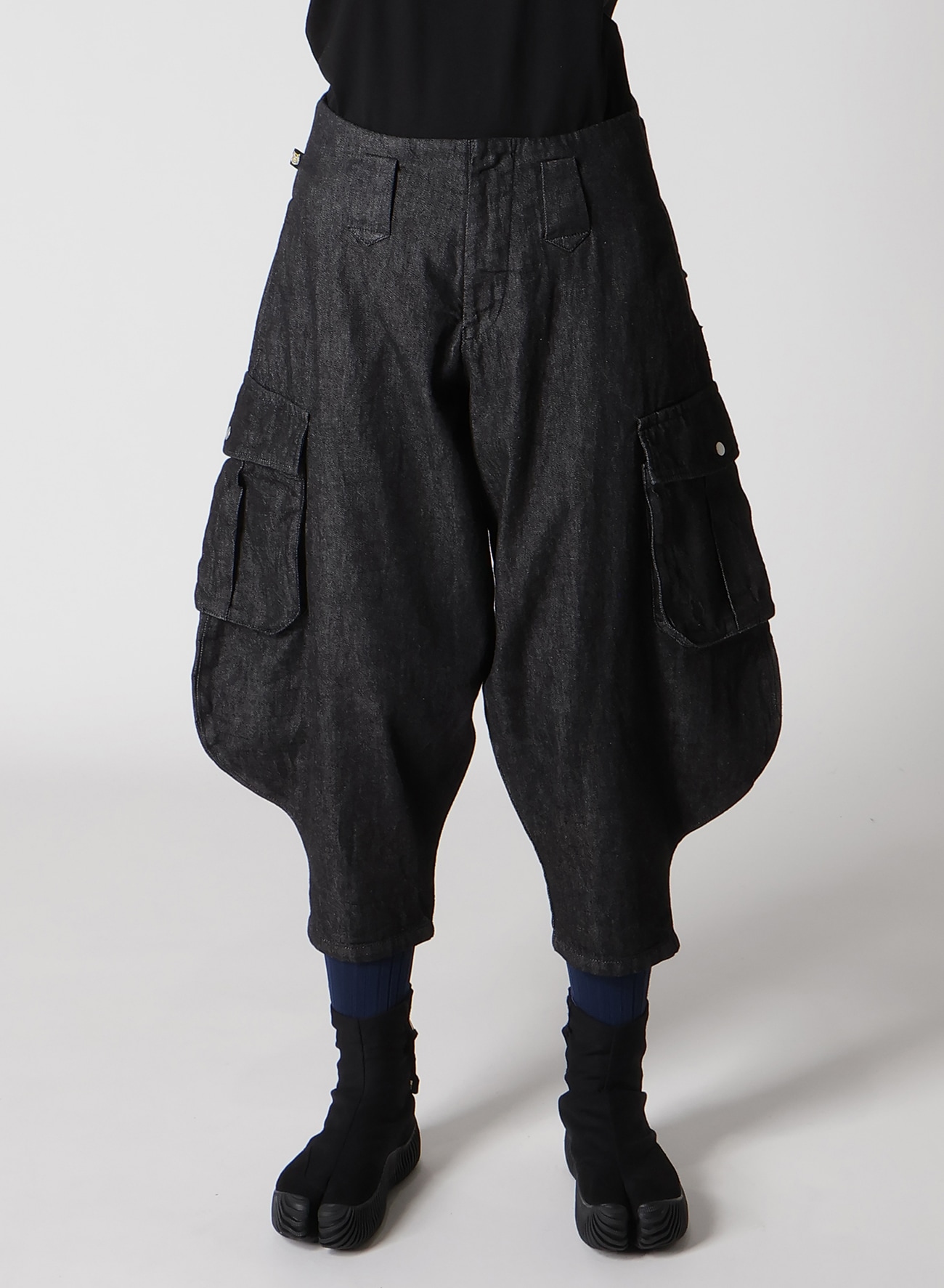 LIMI feu サルエルパンツ ブラック Standard W/Gabardine Sarrouel Pants(S Black): LIMI feu｜THE
