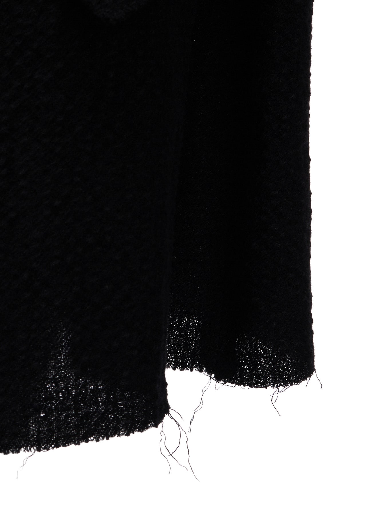 HARD SHRINKED GAUZE BELTED SKIRT