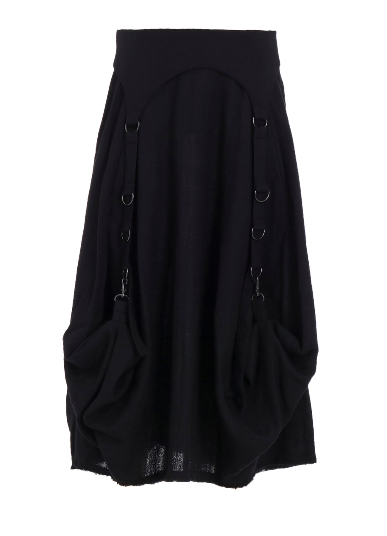 WOOL VIYELLA D RING SKIRT