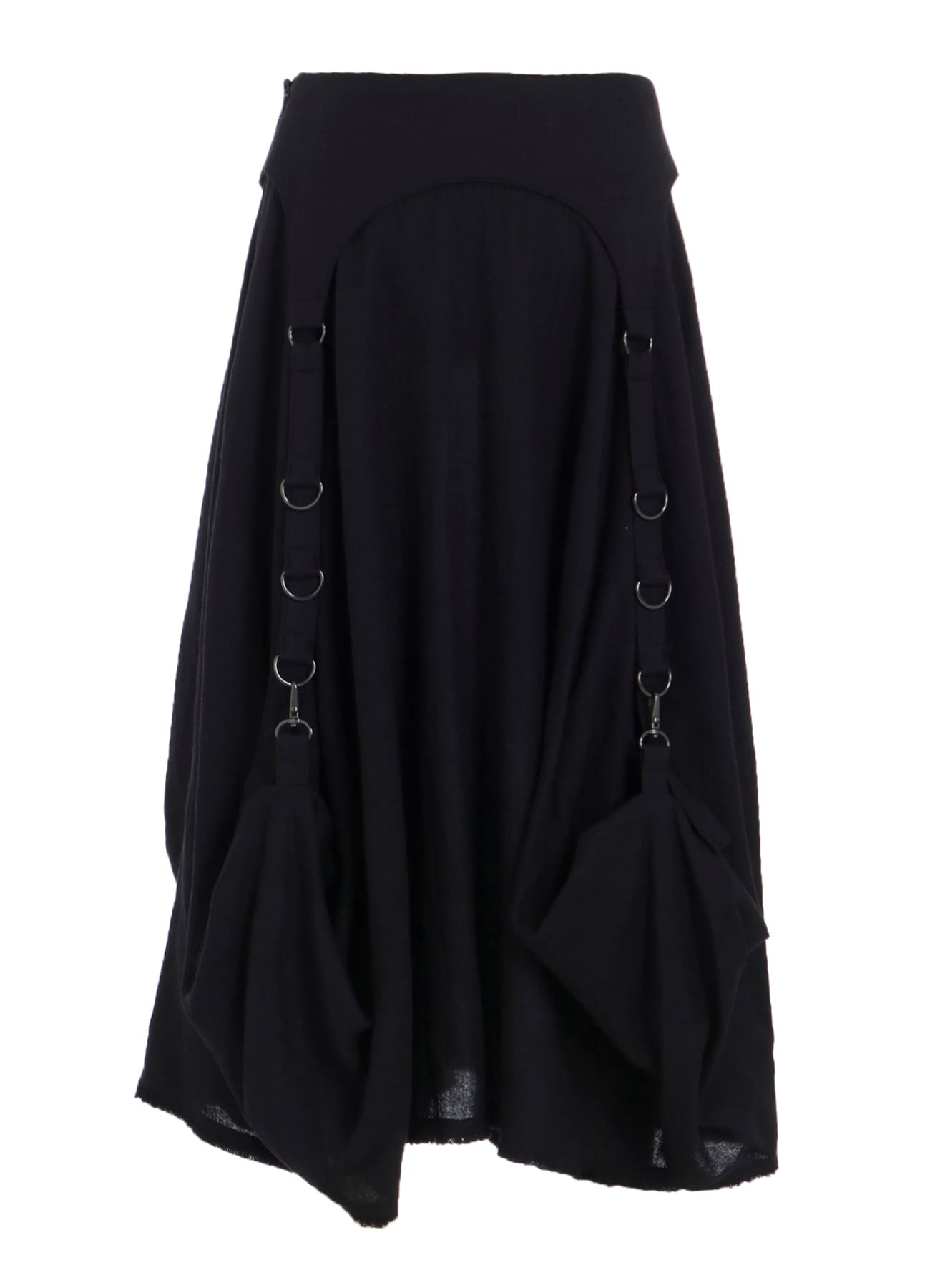 WOOL VIYELLA D RING SKIRT