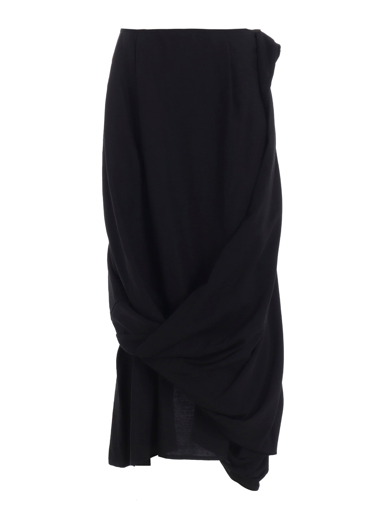 MILLED GABARDINE TWIST SKIRT