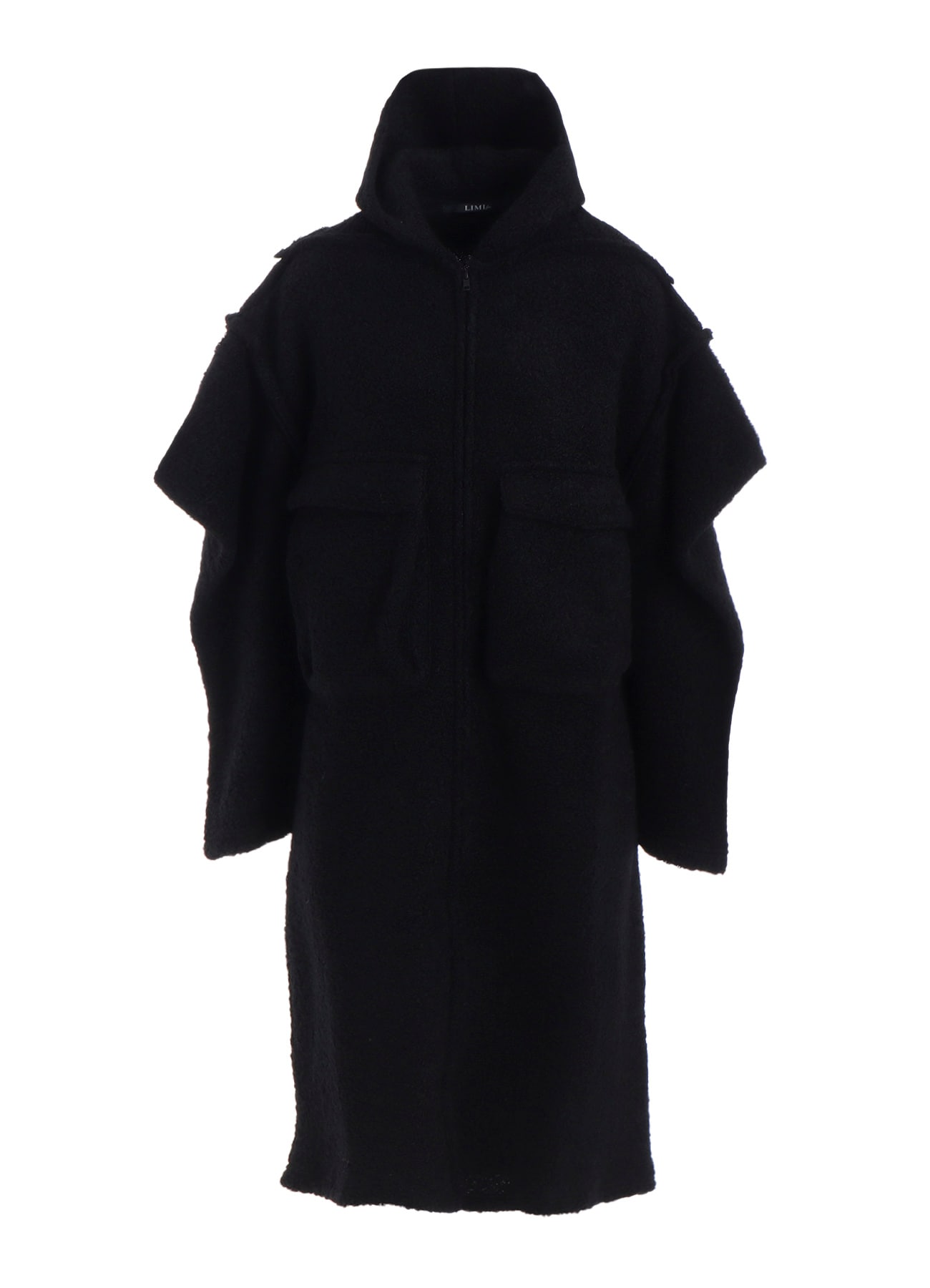 LOOP INLAY SLEEVE PUFF LONG JACKET
