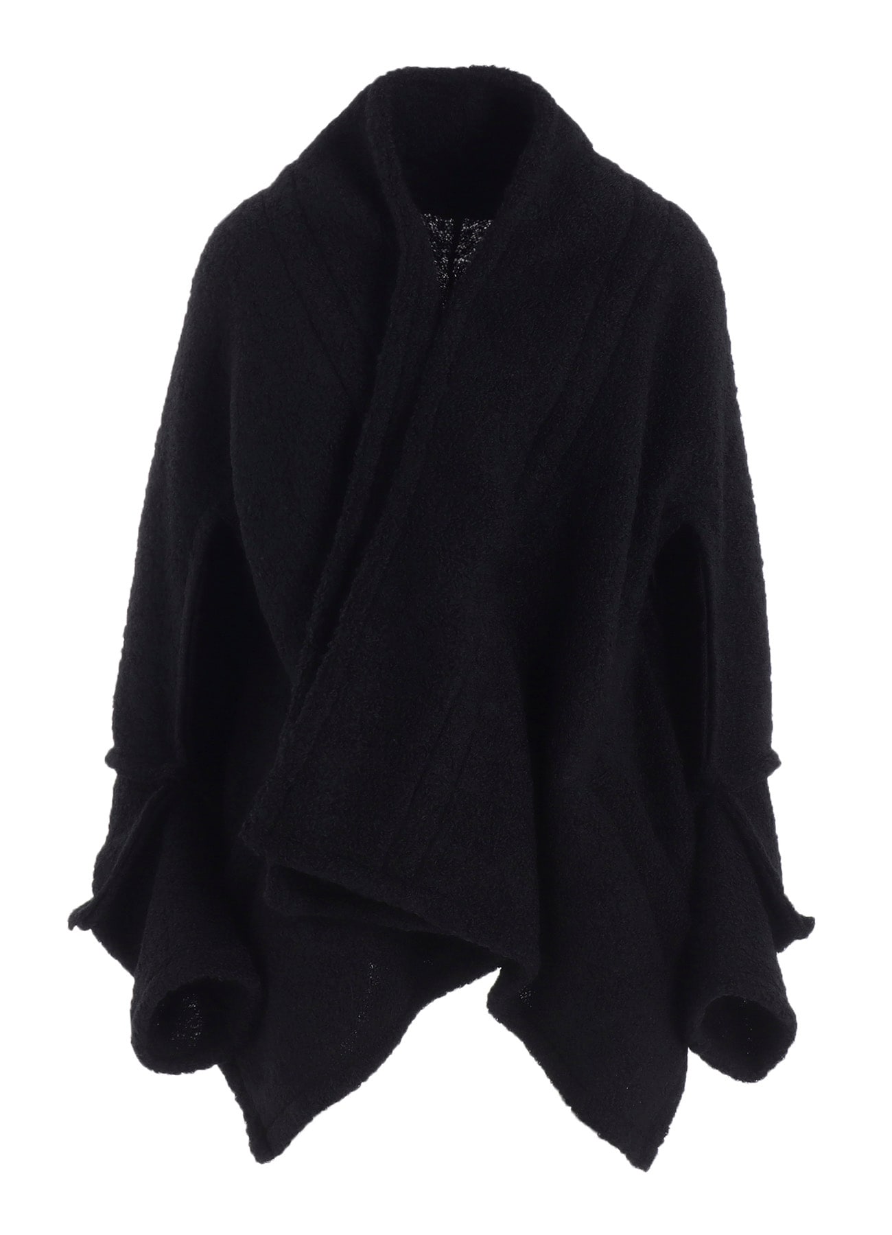 LOOP INLAY FRILLED COLLAR JACKET