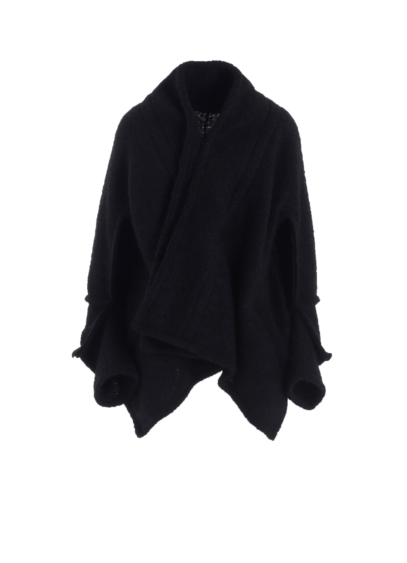 LOOP INLAY FRILLED COLLAR JACKET