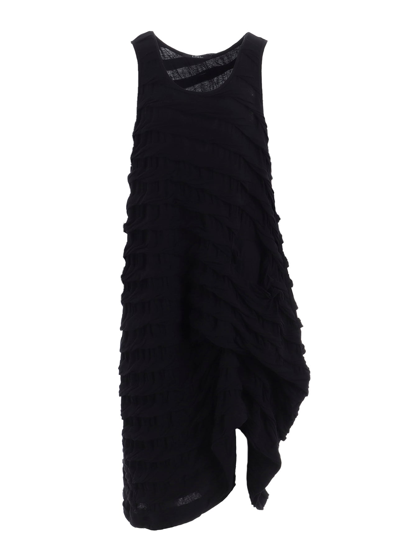 TWIST JACQUARD POCKET TUCK DRESS