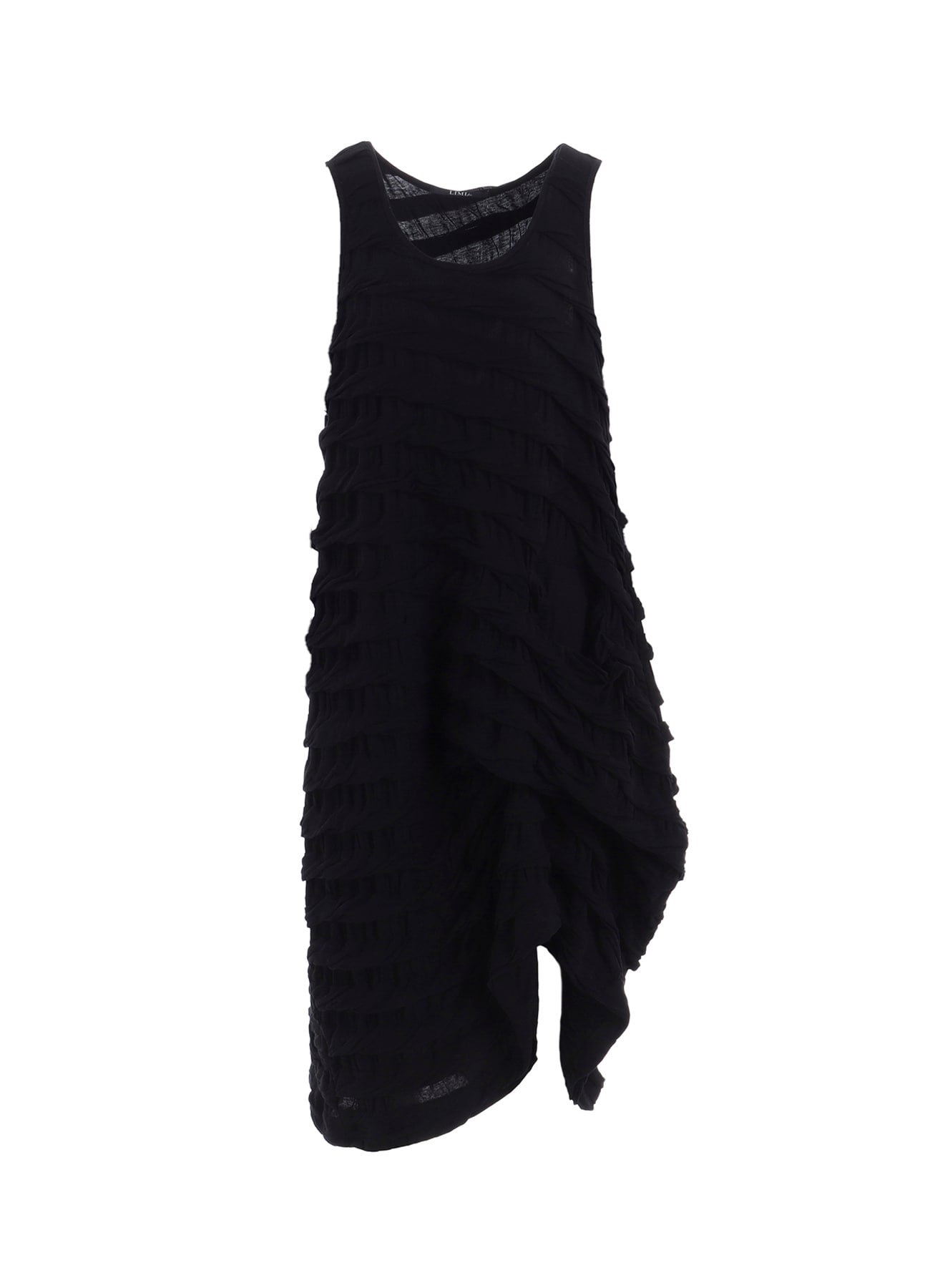 TWIST JACQUARD POCKET TUCK DRESS