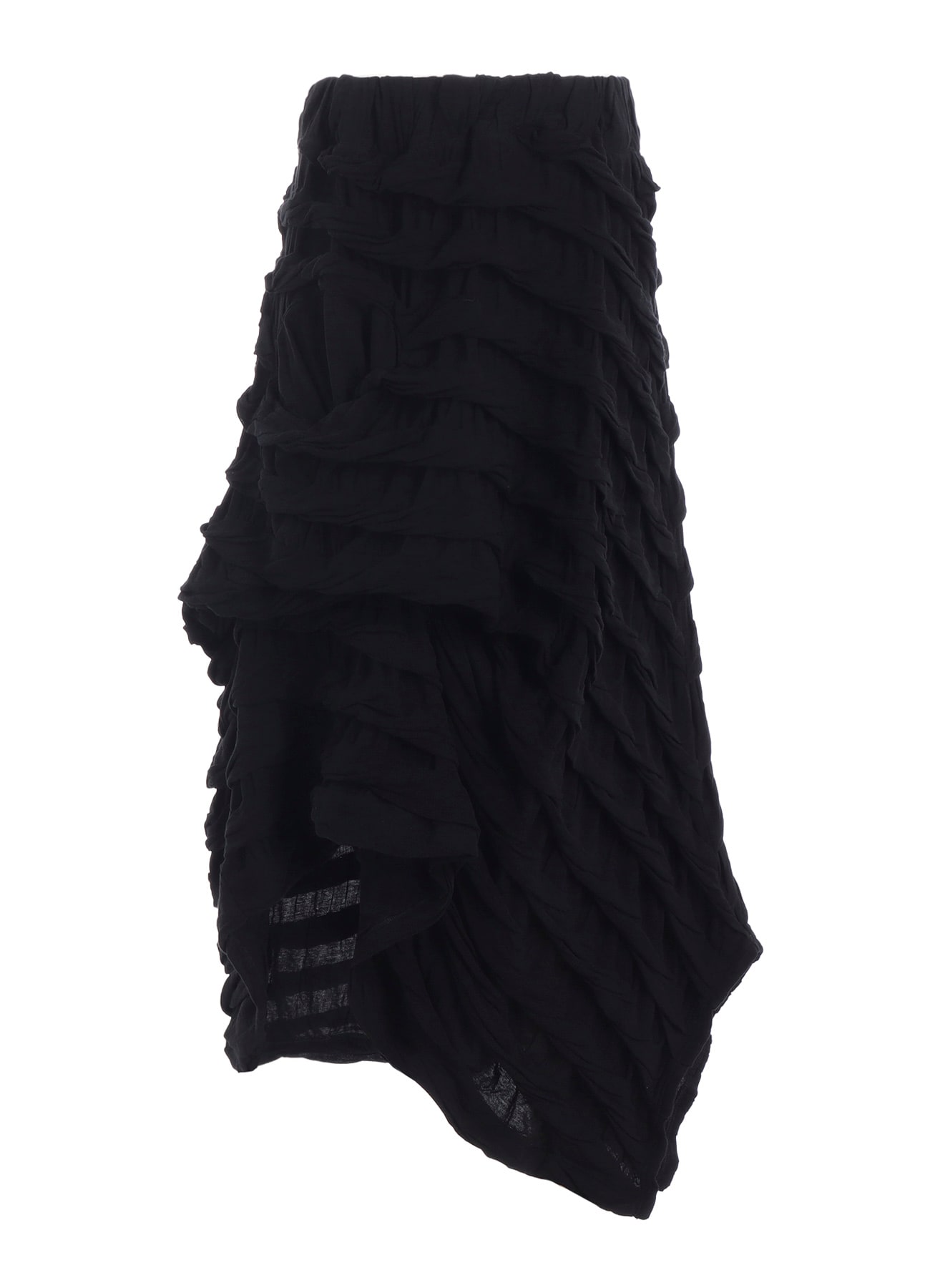 TWIST JACQUARD IRREGULAR HEM SKIRT
