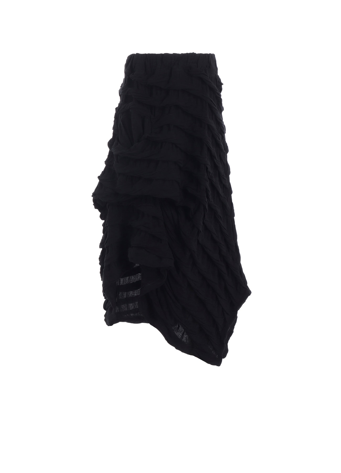 TWIST JACQUARD IRREGULAR HEM SKIRT