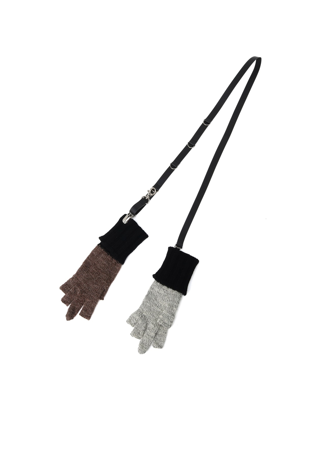 SLUB MIX BELTED MIDDLE FINGER GLOVE