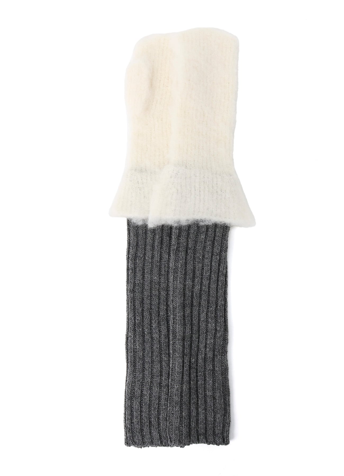 BRUSHED ALPACA LONG ARM MITTEN
