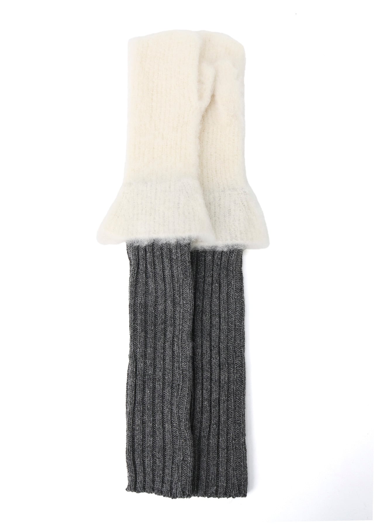 BRUSHED ALPACA LONG ARM MITTEN