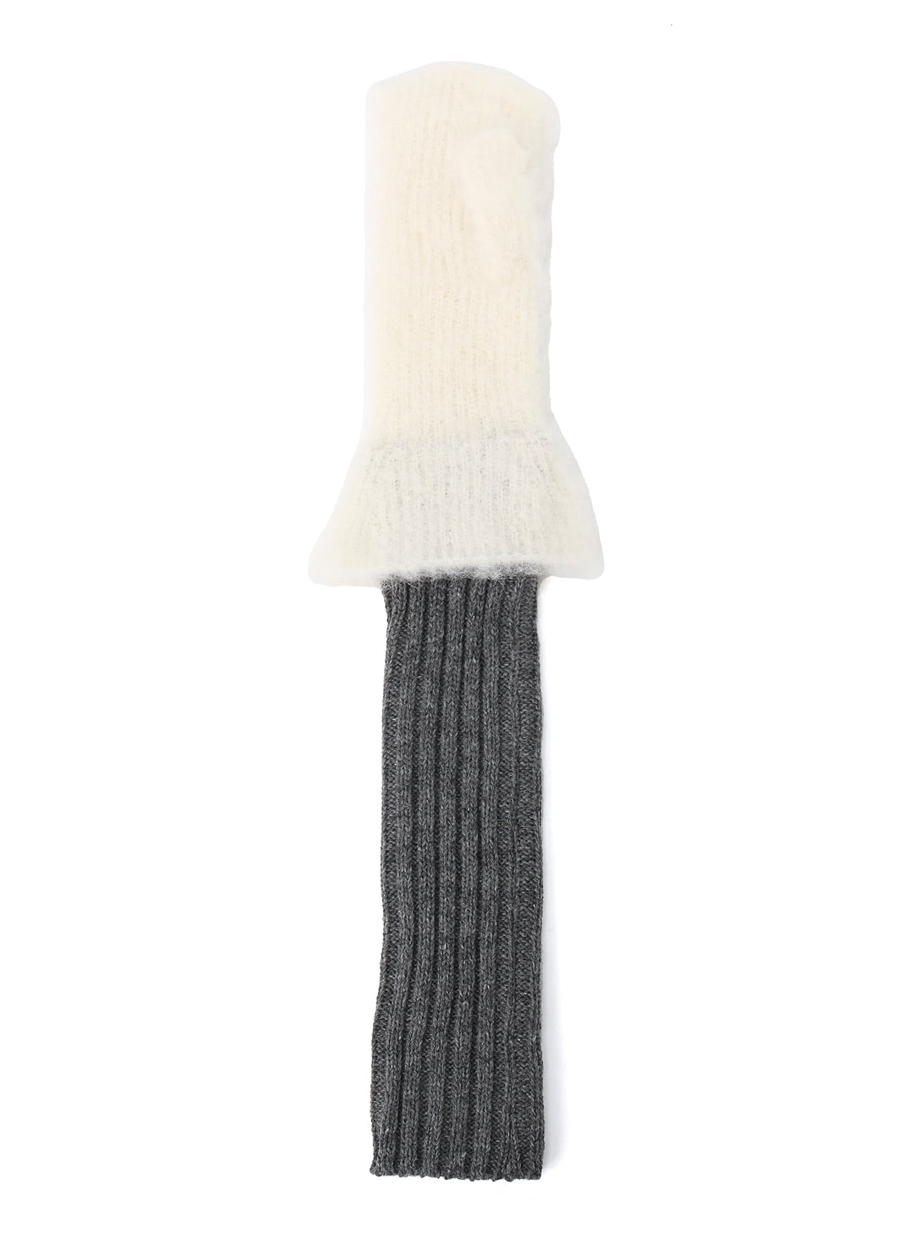 BRUSHED ALPACA LONG ARM MITTEN