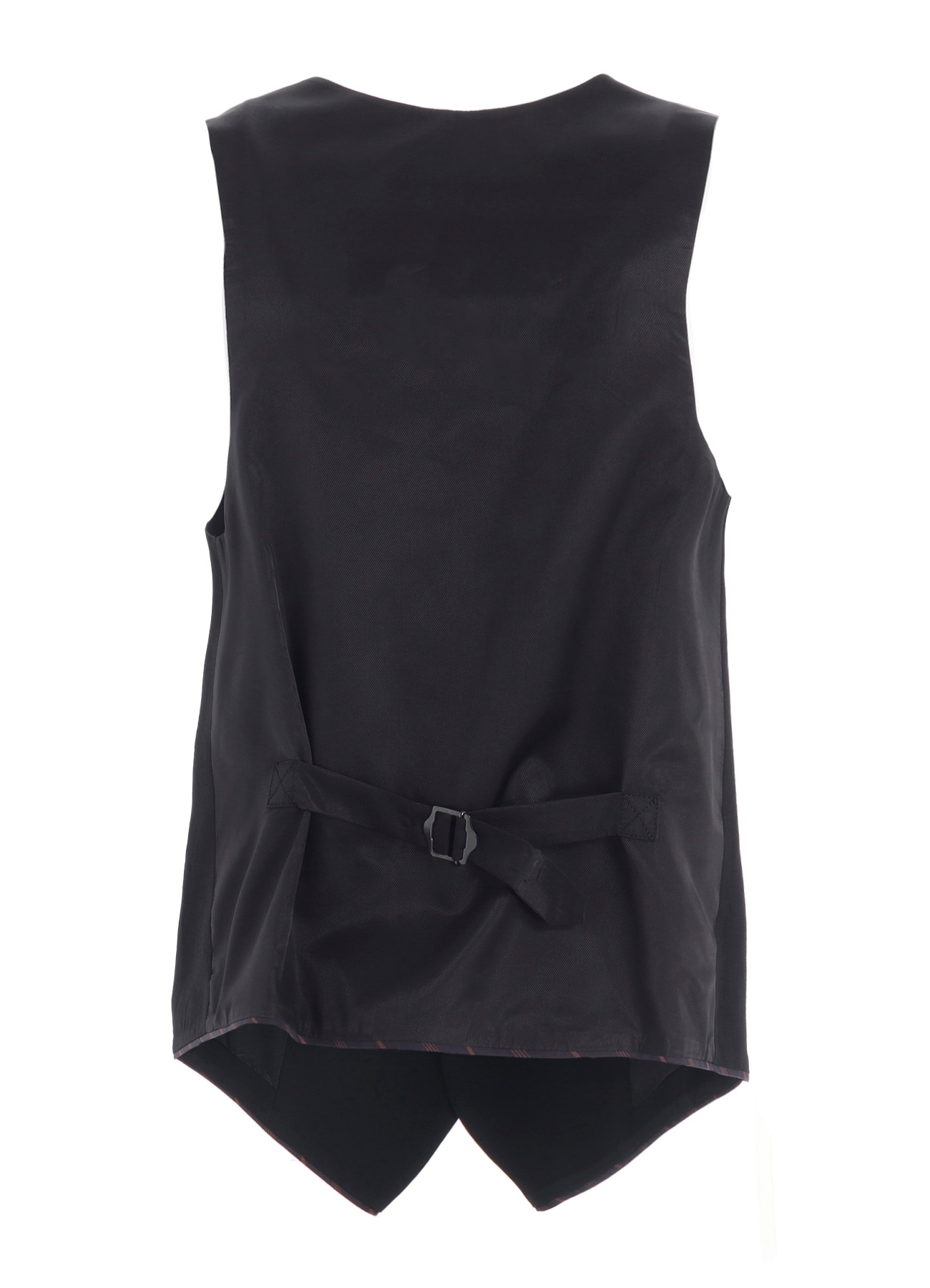 MILLED GABARDINE DARTS VEST