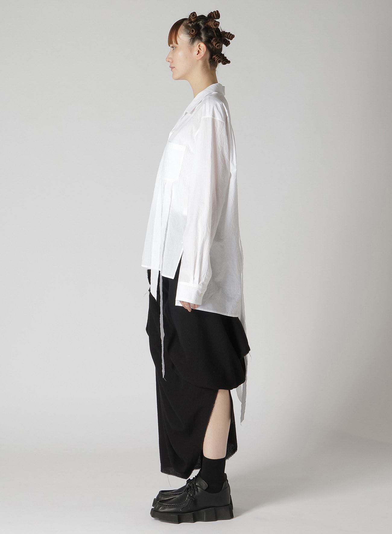 WASHER TYPEWRITER FRINGE SHIRT