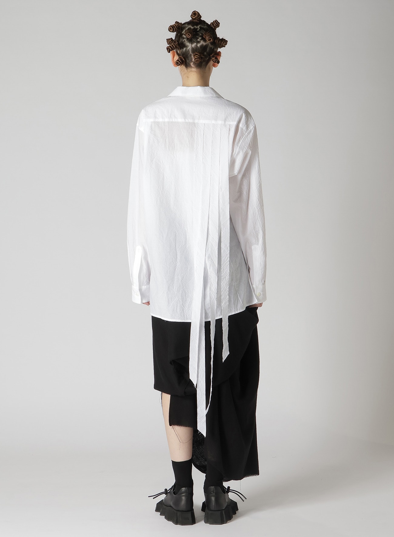 WASHER TYPEWRITER FRINGE SHIRT