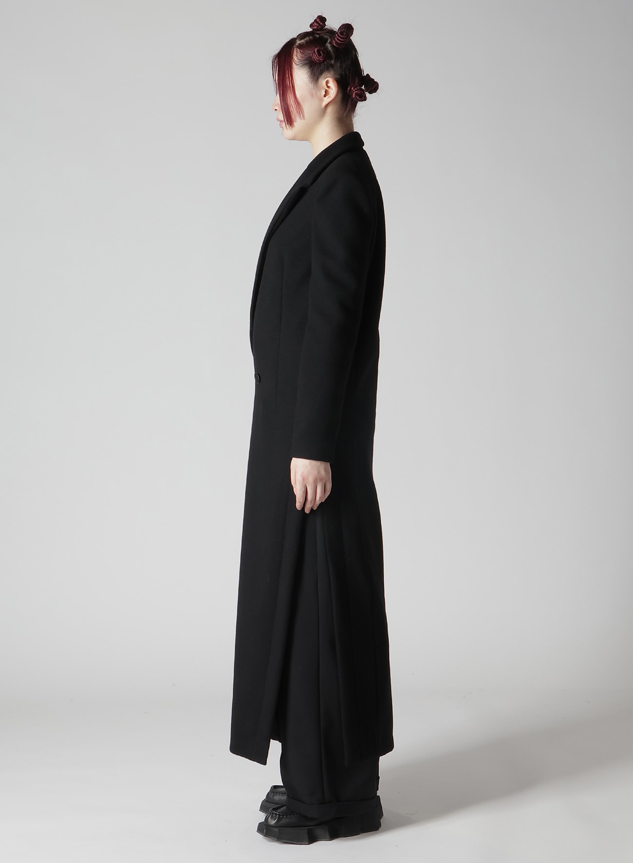 WOOL MOSSER LONG SLIT COAT