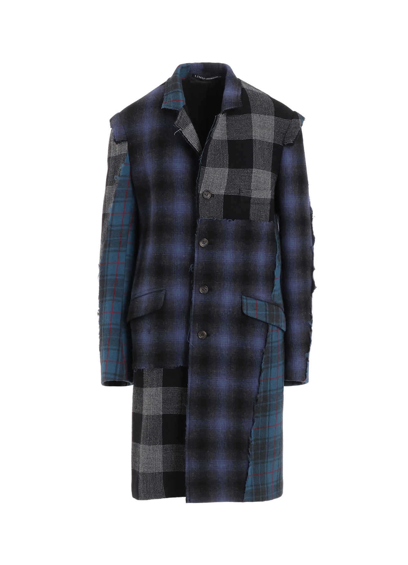 MULTI PLAID B TAILORED COAT