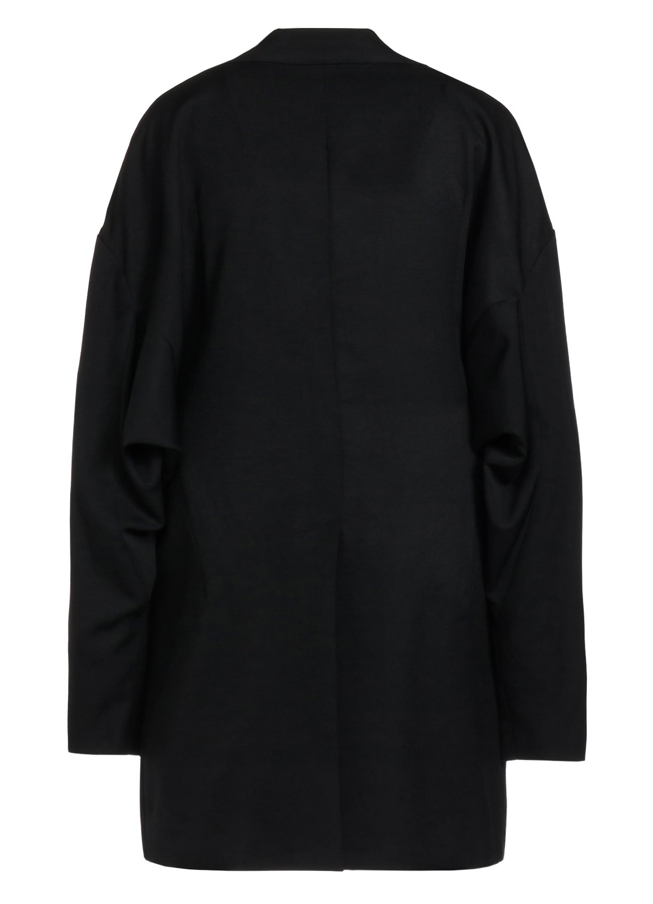 WOOL GABARDINE WIDE SHOULDER JACKET