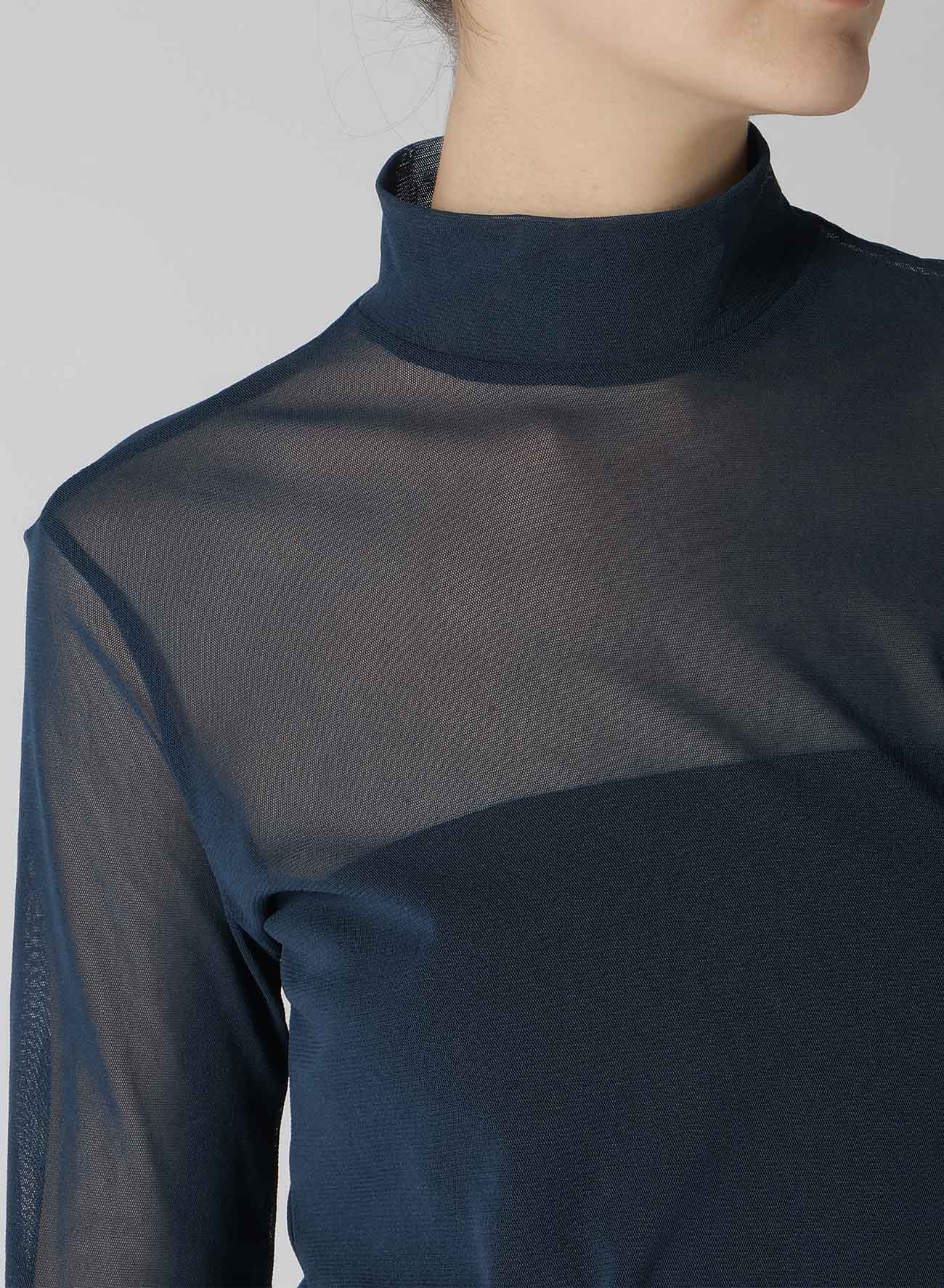 TULLE HIGH NECK PULLOVER