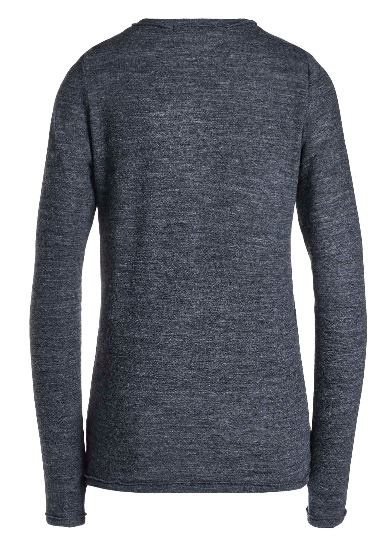 WOOL SHRINK SINGLE JERSEY LONG SLEEVES T-SHIRT