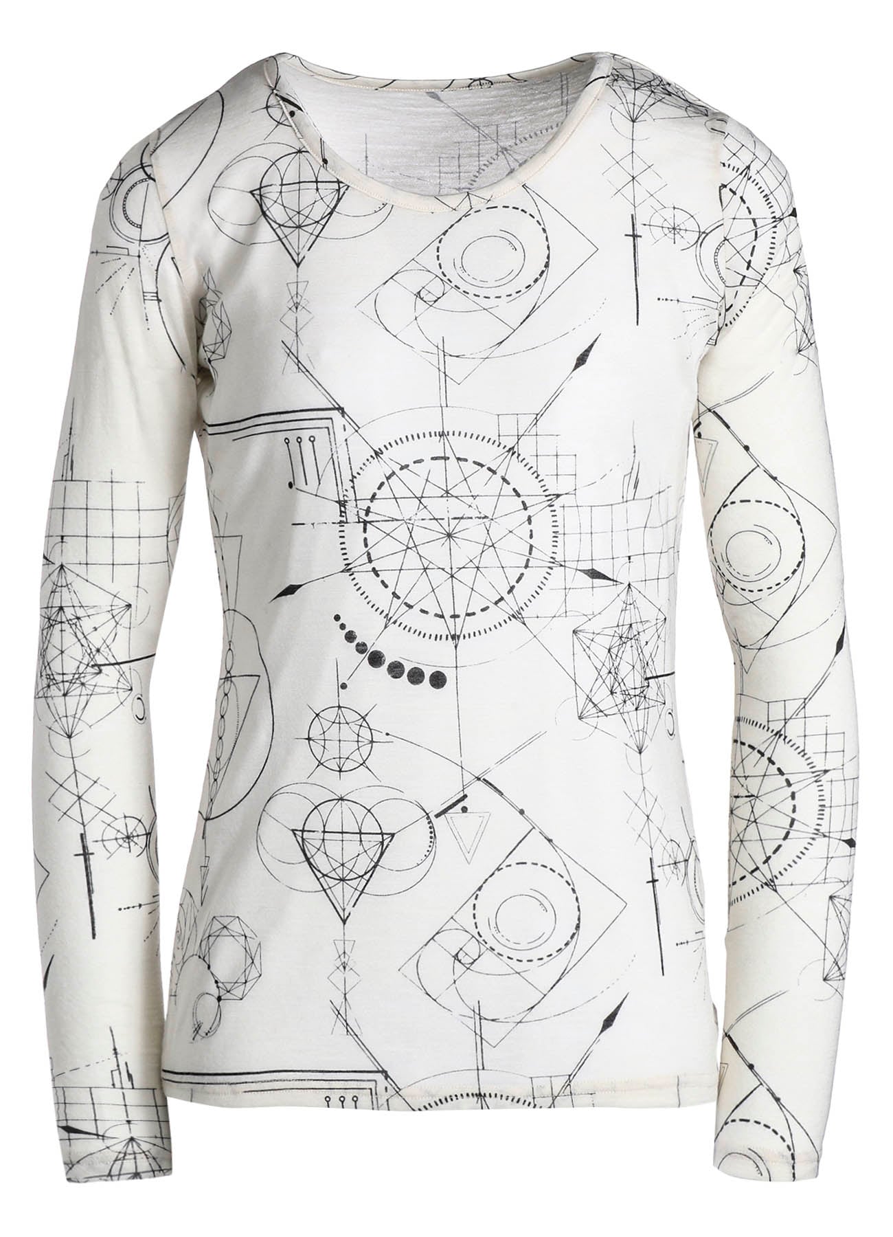 TATTOO PRINT LONG T-SHIRT