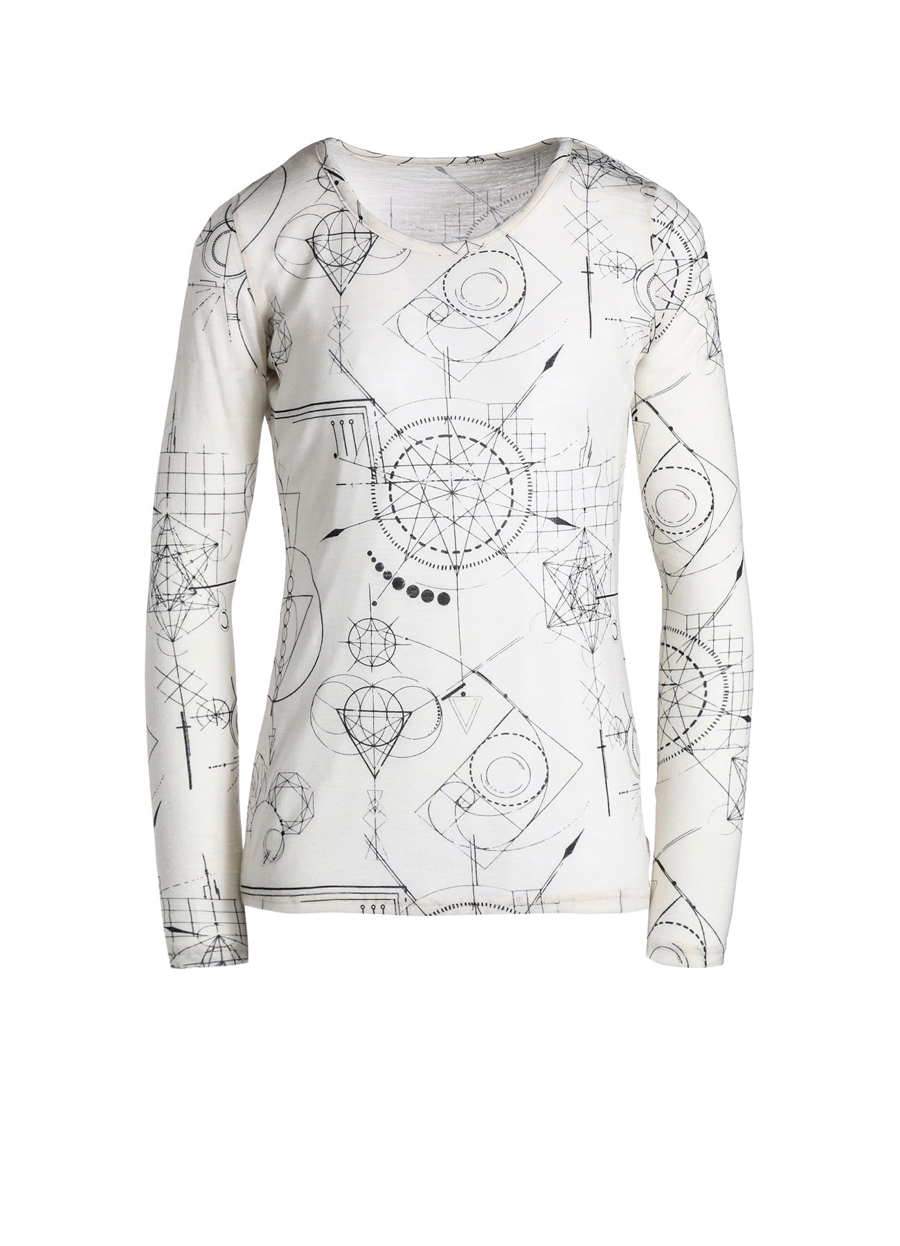 TATTOO PRINT LONG T-SHIRT