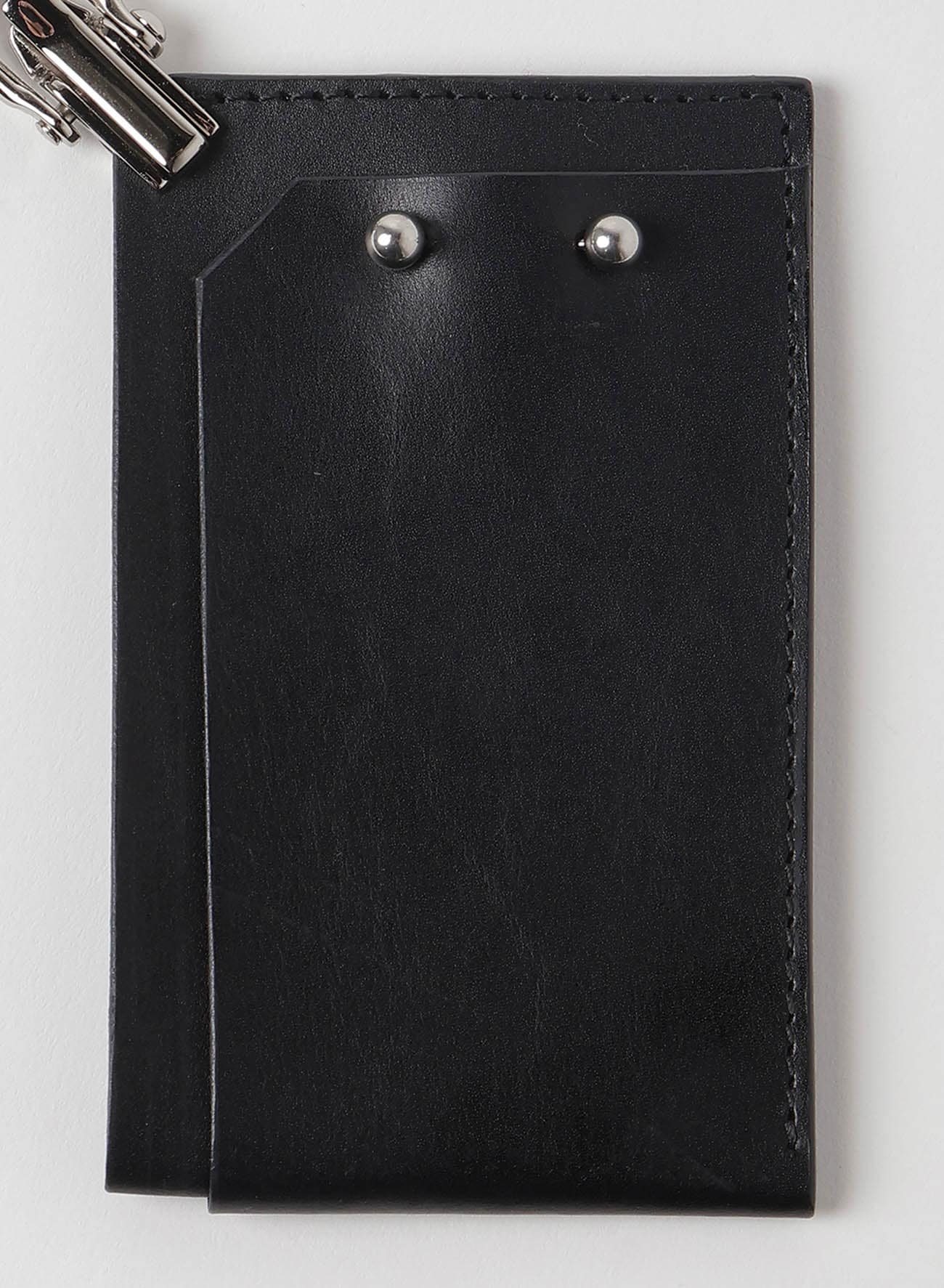 OIL TANNED LEATHER CARD CASE WITH STRAP