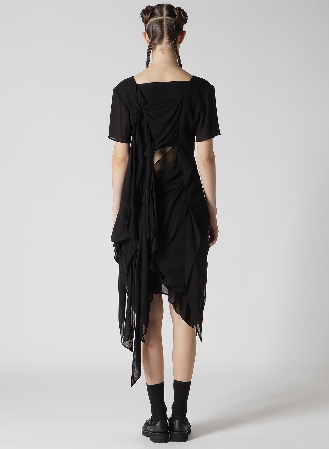 GAUZE RIBBON DRESS