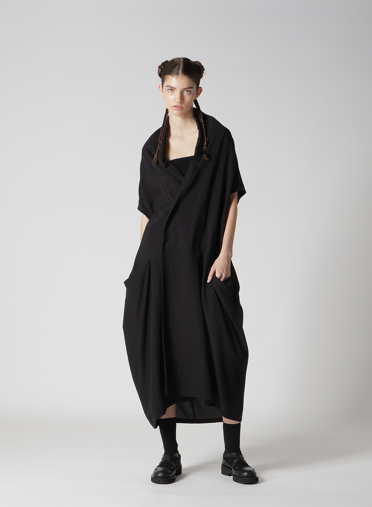 POPLIN KIMONO DRESS