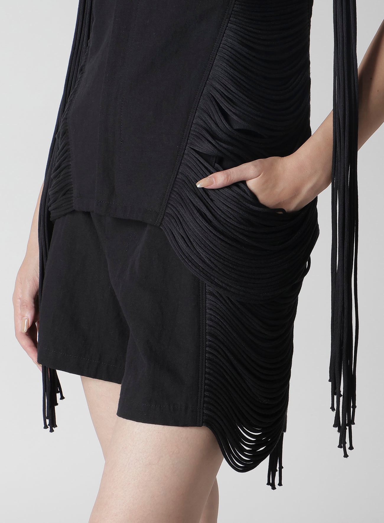 POPLIN STRING JACKET
