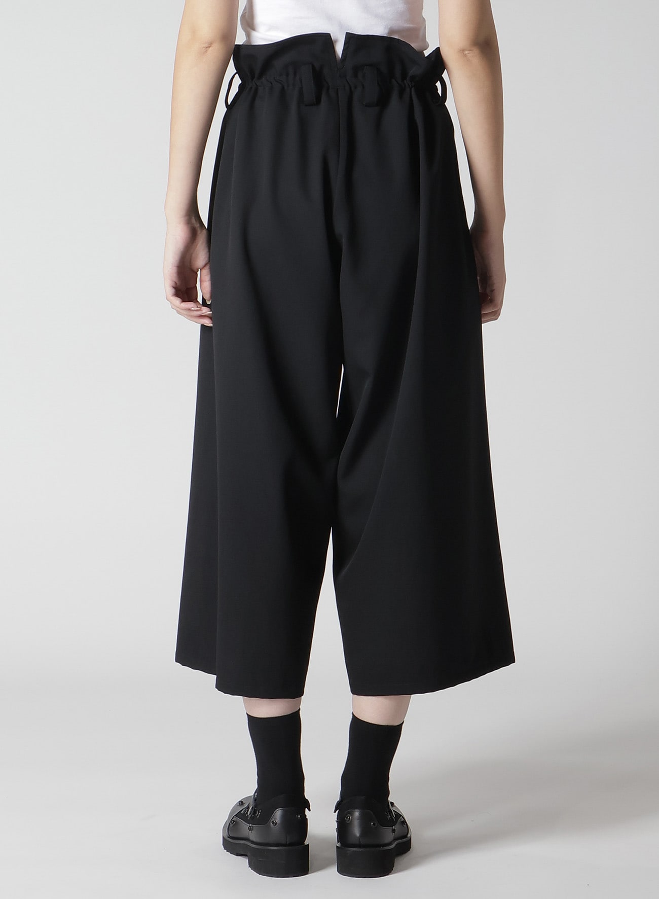 【1/10 10:00 Release】WOOL GABARDINE WAIST STRING TUCK PANTS