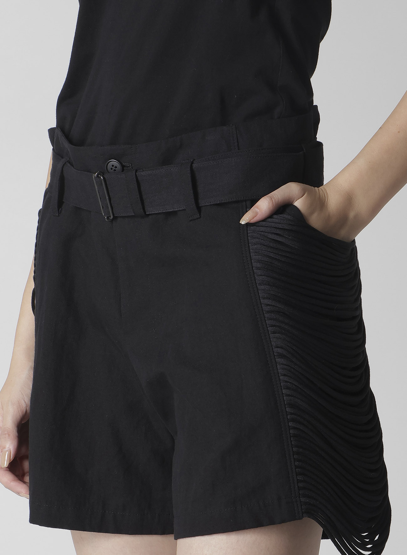 POPLIN STRING SHORT PANTS