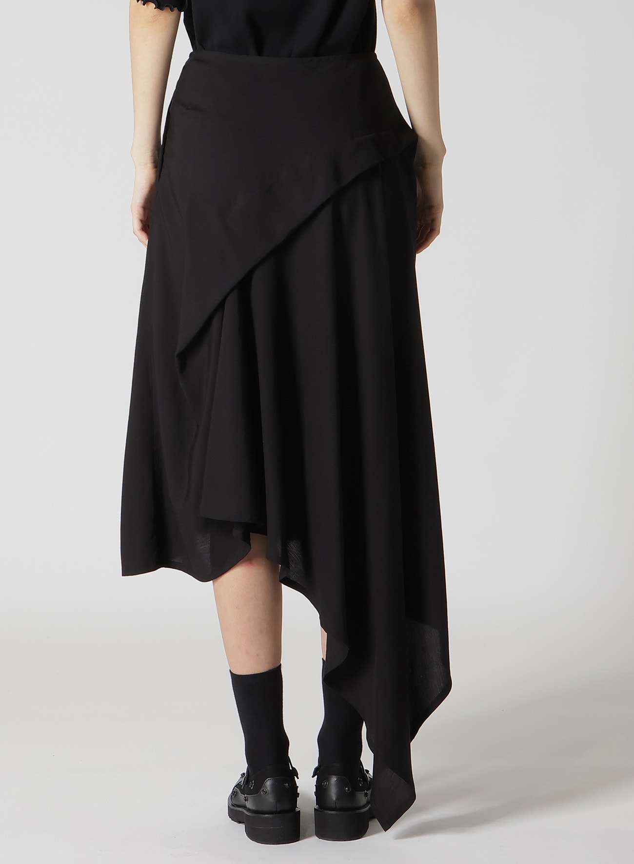 POPLIN WRAP SKIRT