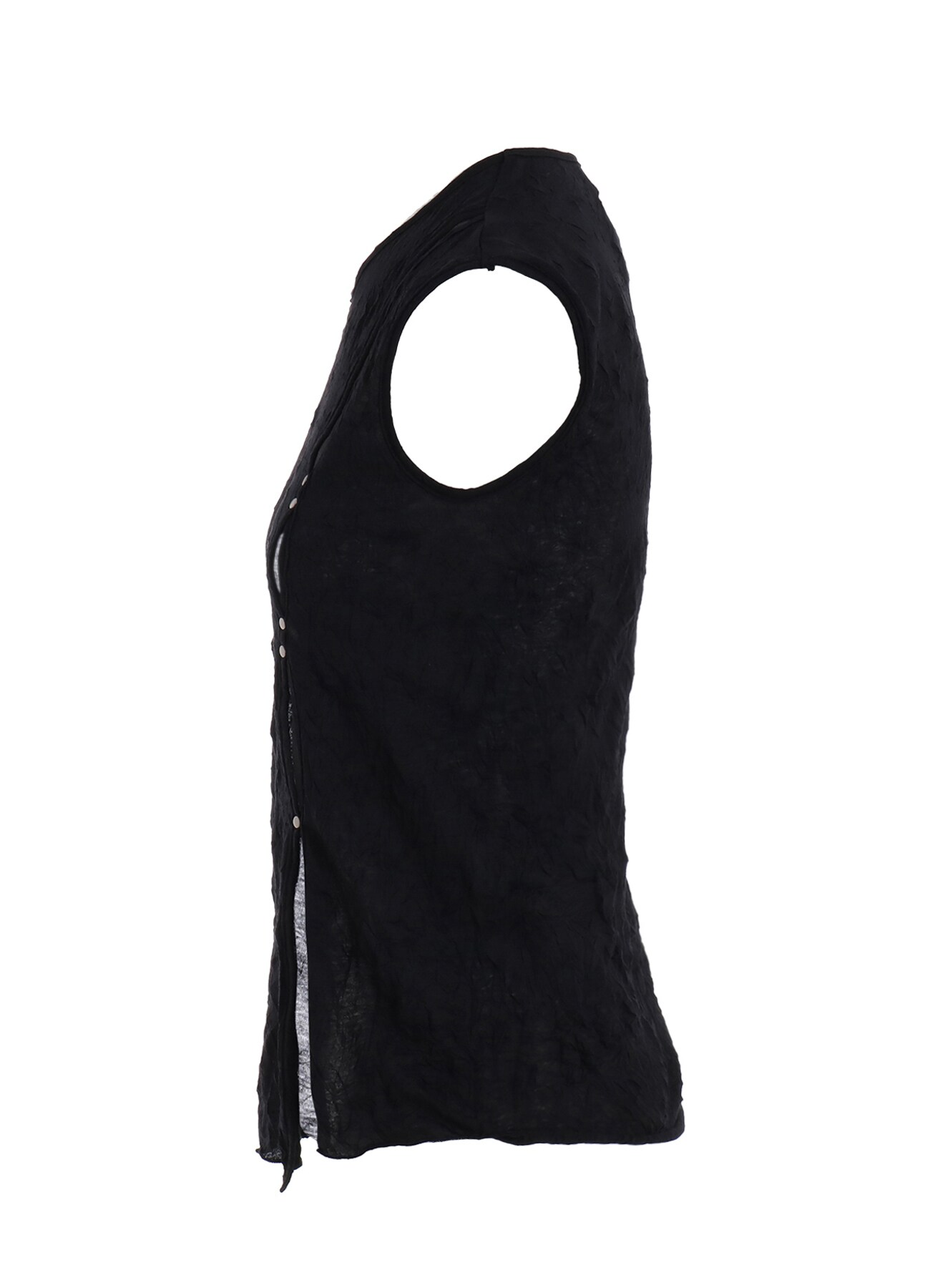 WASHER PLAIN STITCH SLIT TANK TOP