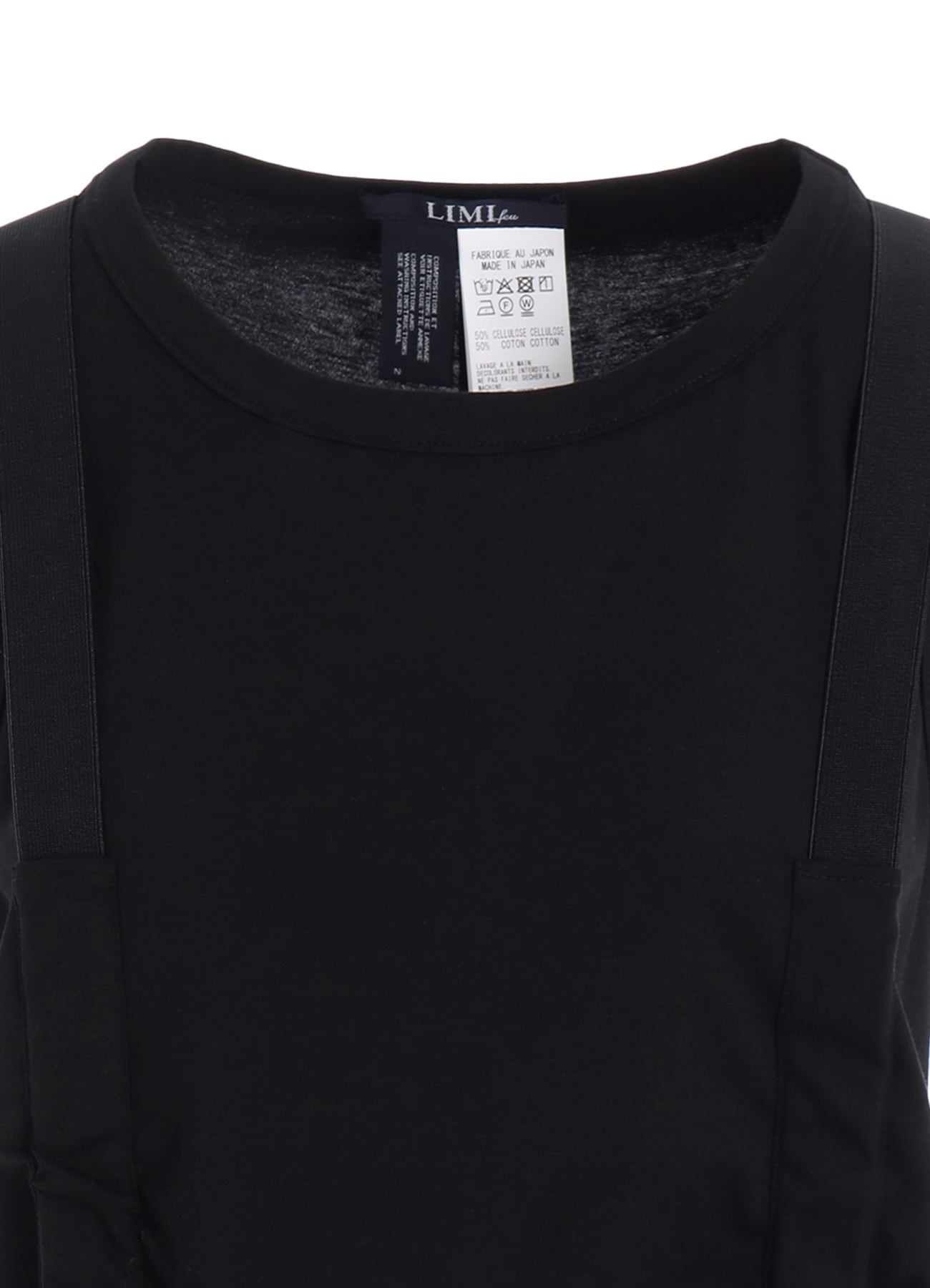 PLAIN STITCH SUSPENDER TANK TOP