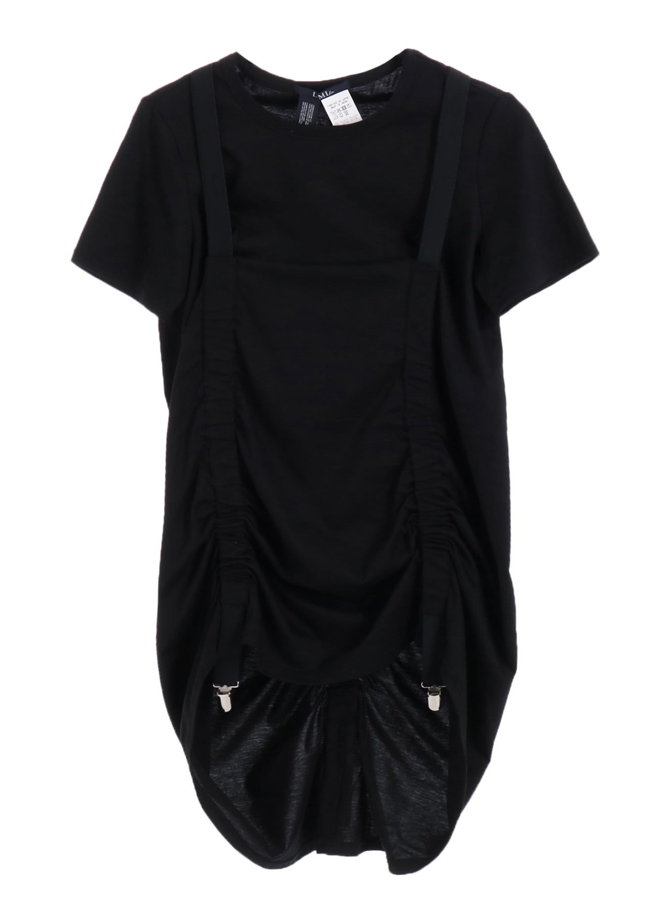 PLAIN STITCH SUSPENDER T-SHIRT