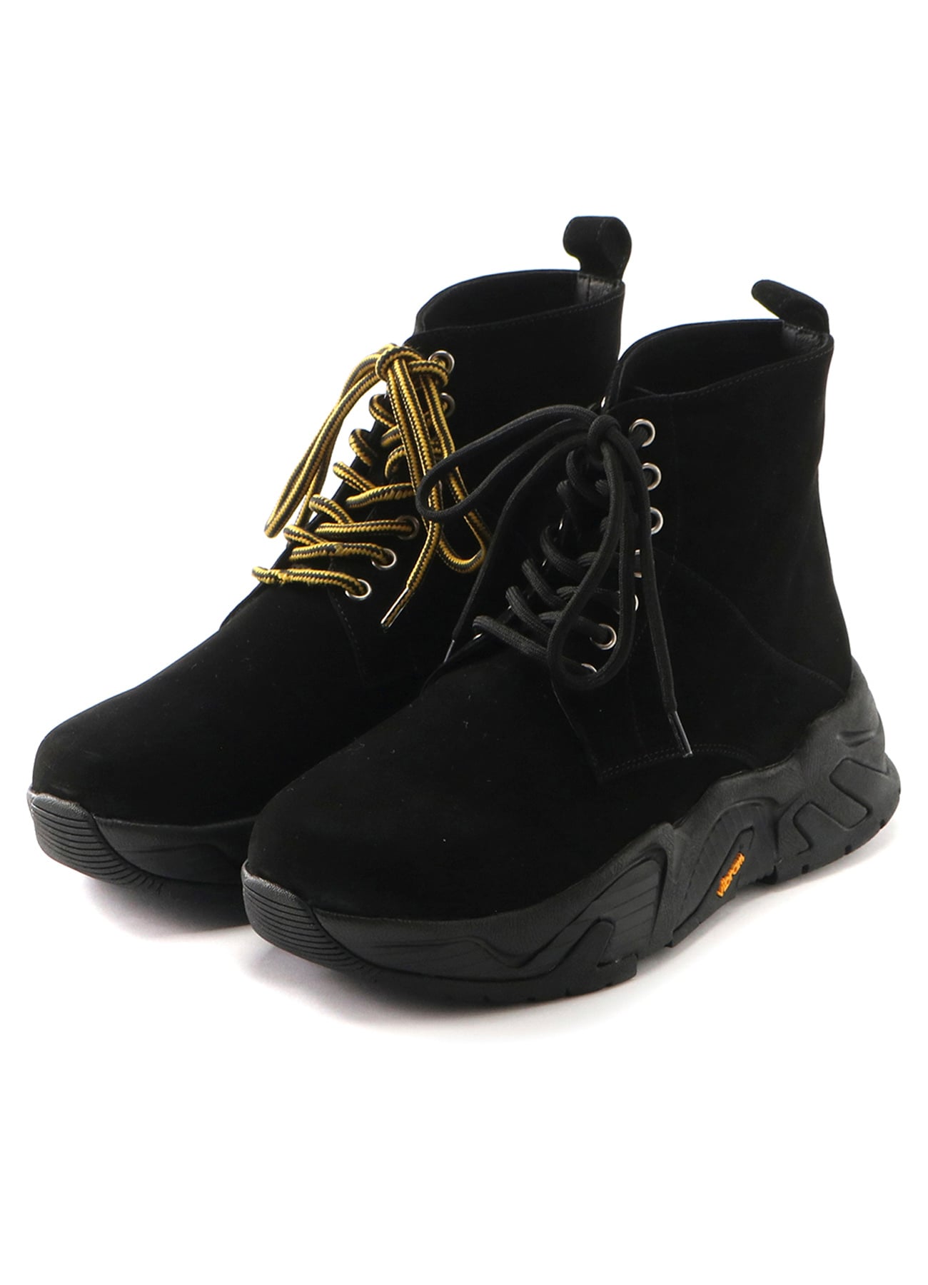 のこlimi feu ヌバックショートブーツ LIMI feu x Maison MIHARA YASUHIRO Lace-Up Boots(25 Black): Vintage