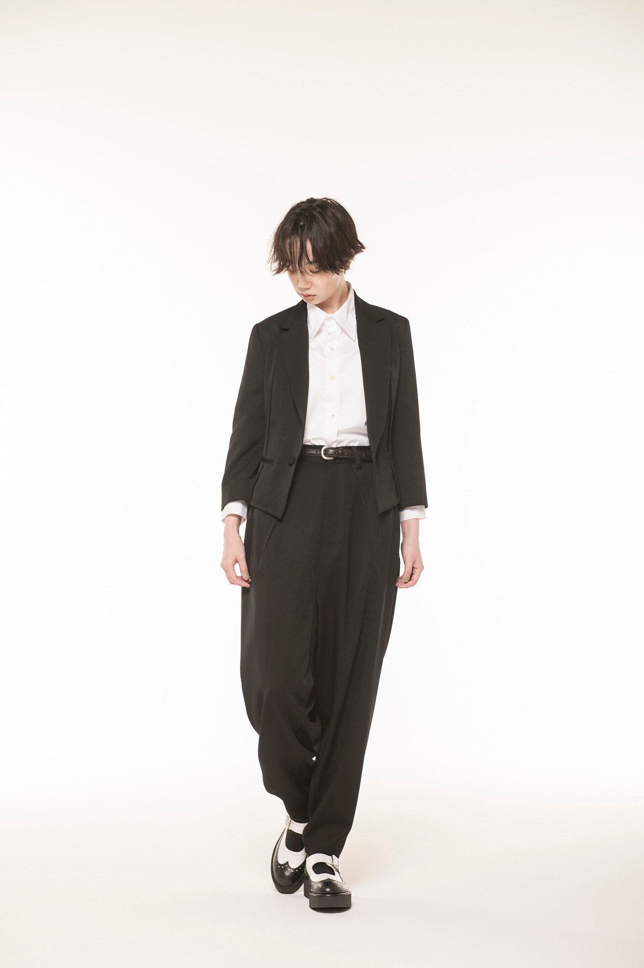 タキシードクロス表ダーツjkt S Black Limi Feu The Shop Yohji Yamamoto