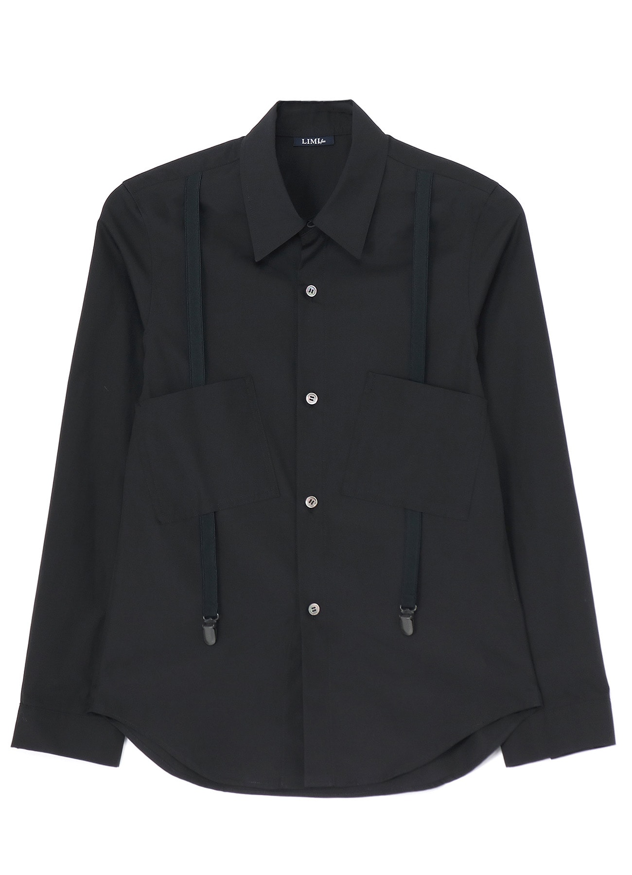 100/2 BROAD COTTON SHIRT WITH SUSPENDERS