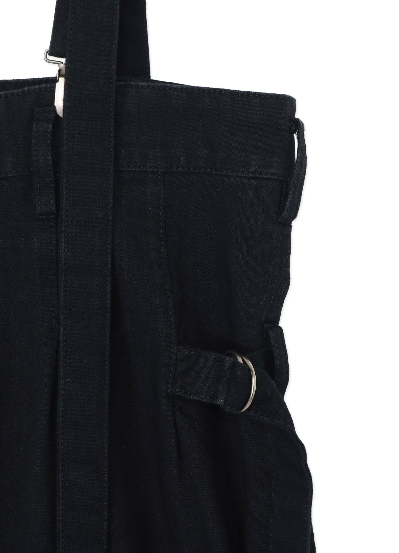 RIPPED DENIM SUSPENDERS OVERALL