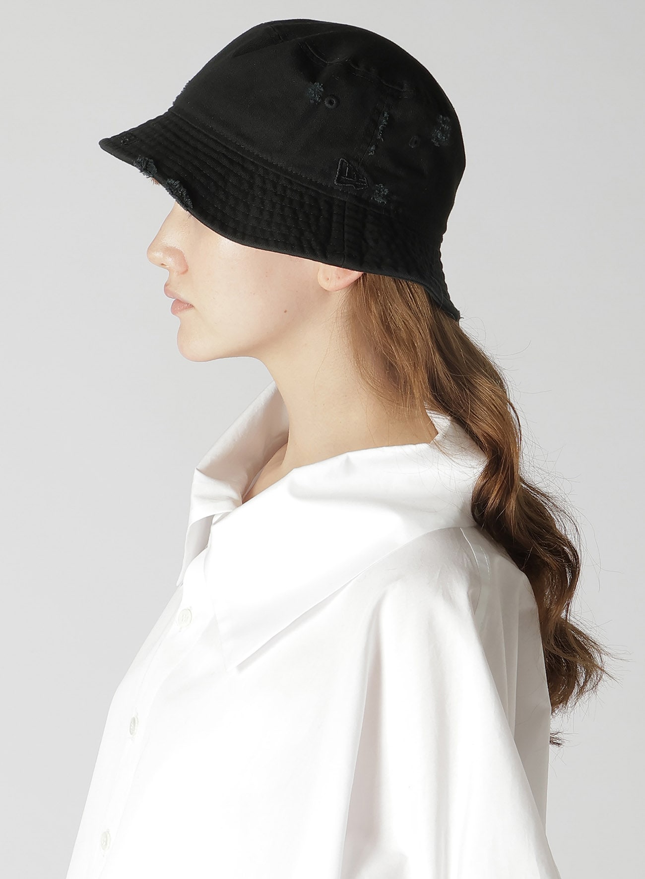 LIMI feuxNEW ERA DAMAGED BUCKET HAT(M Black): LIMI feu｜THE SHOP 