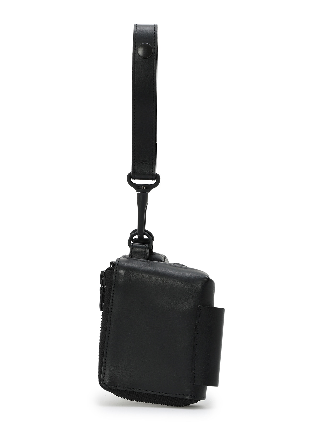 MATTE STEER LEATHER  3LAYERS POUCH