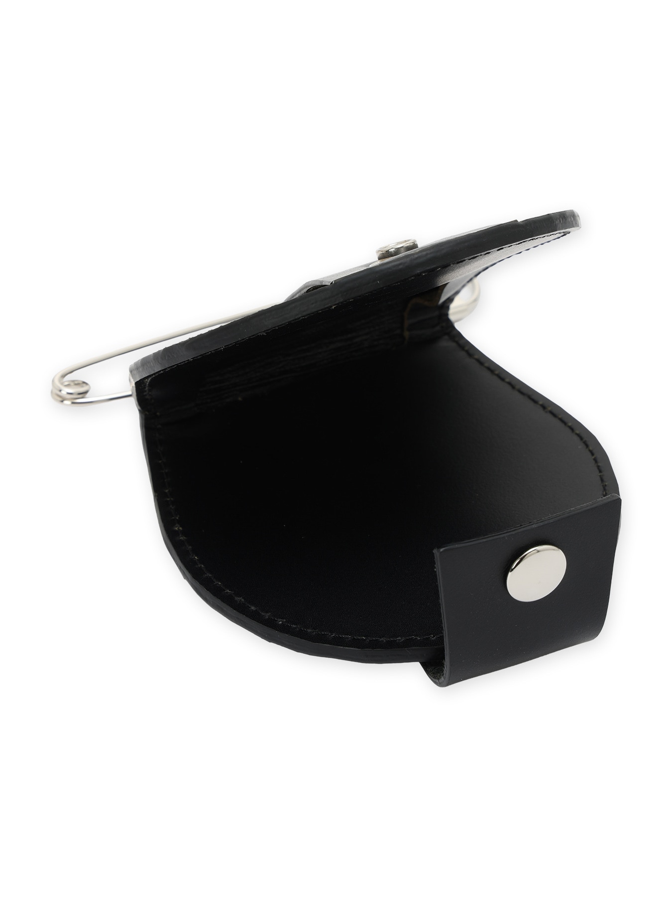 TANNED LEATHER PIN HOOK COIN CASE