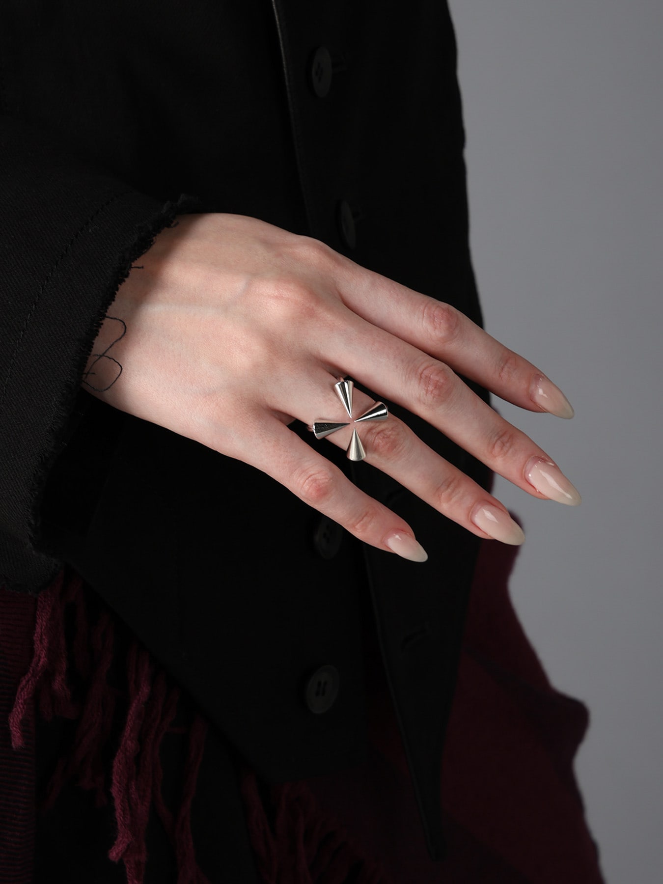 BRASS A MULTI LINE RING A