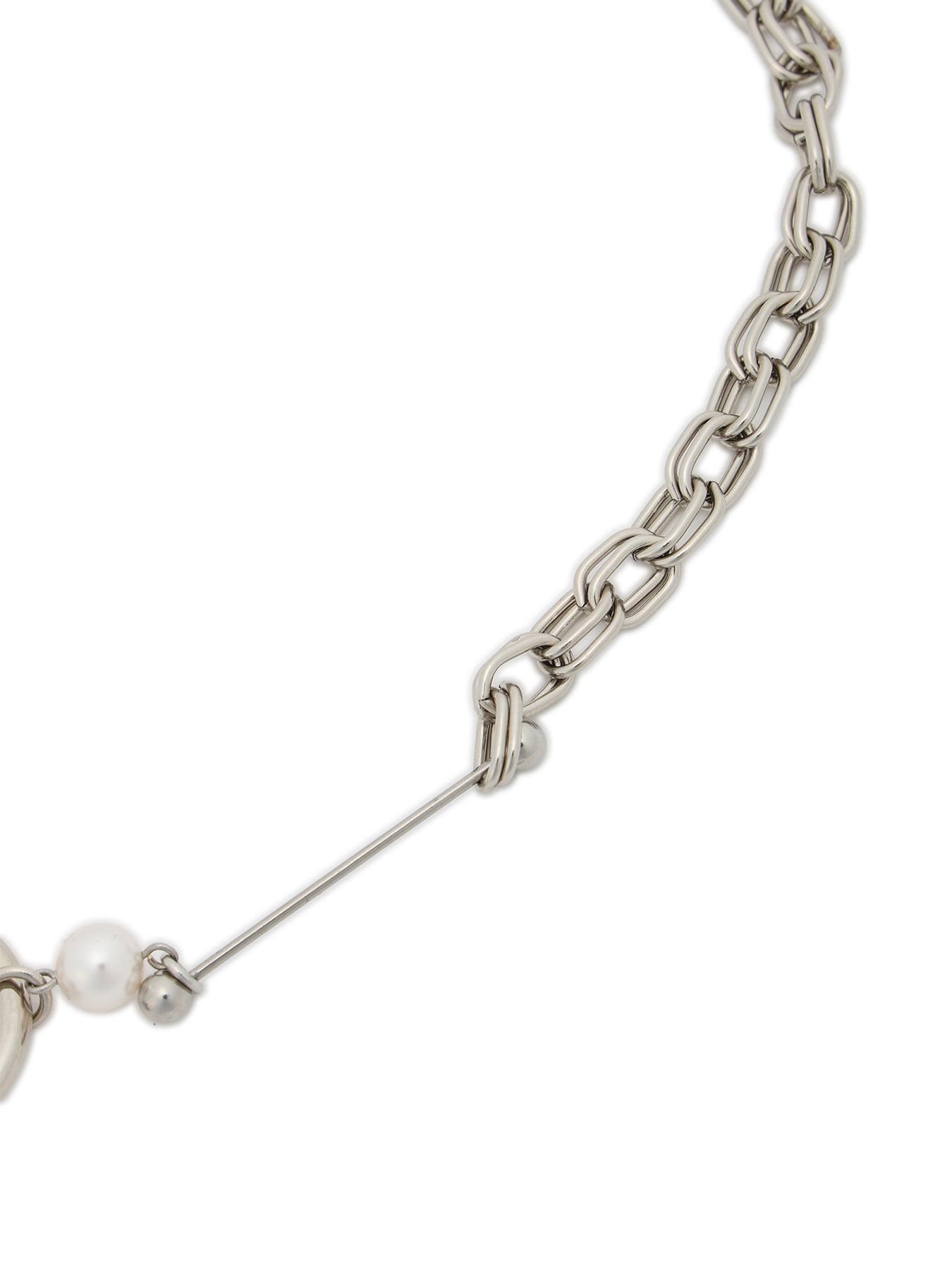 PIERCED PEARL NECKLACE