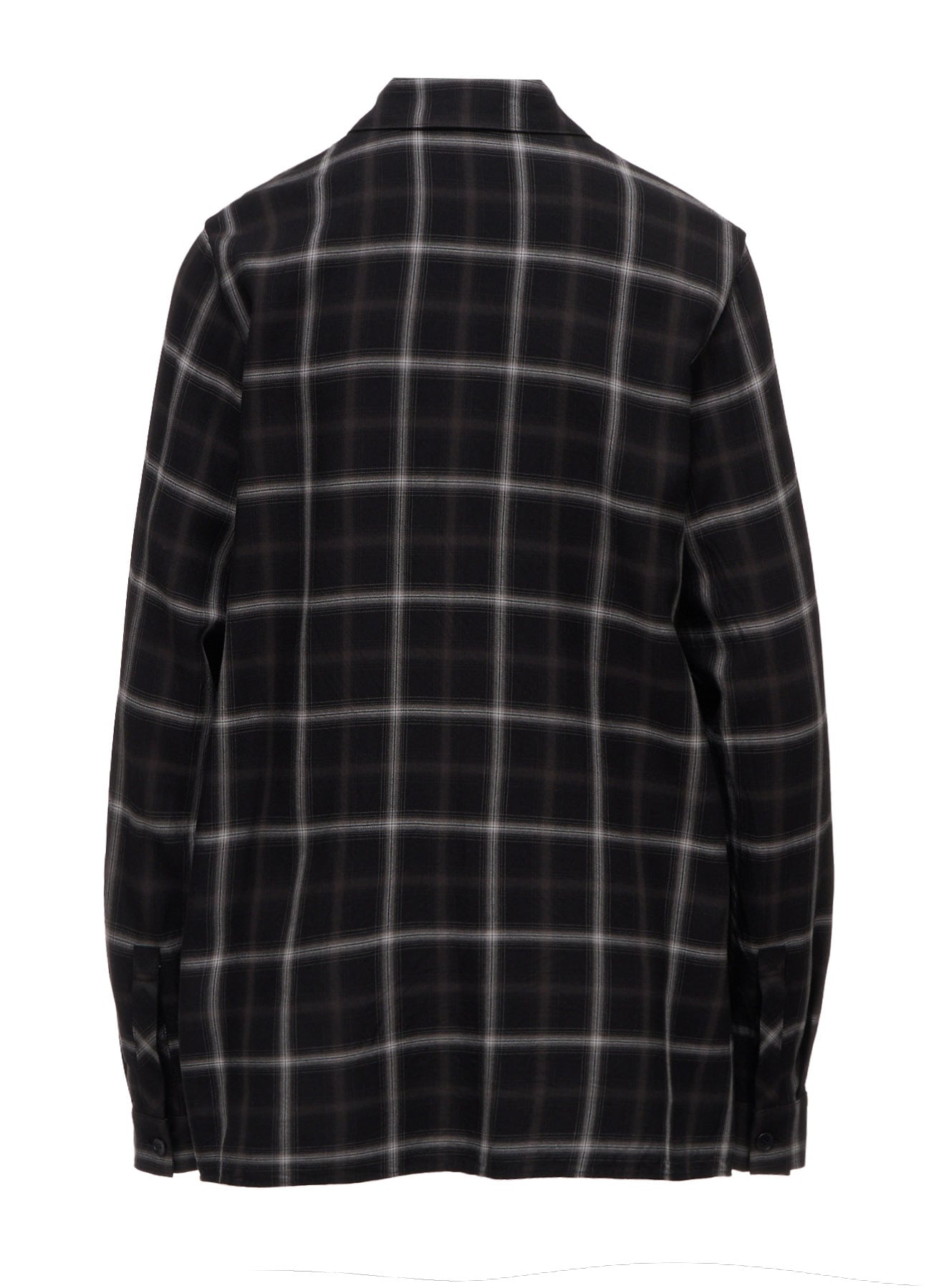RAYON PLAID CHEST POCKET SHIRT